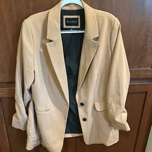 Eloquii Camel Blazer
